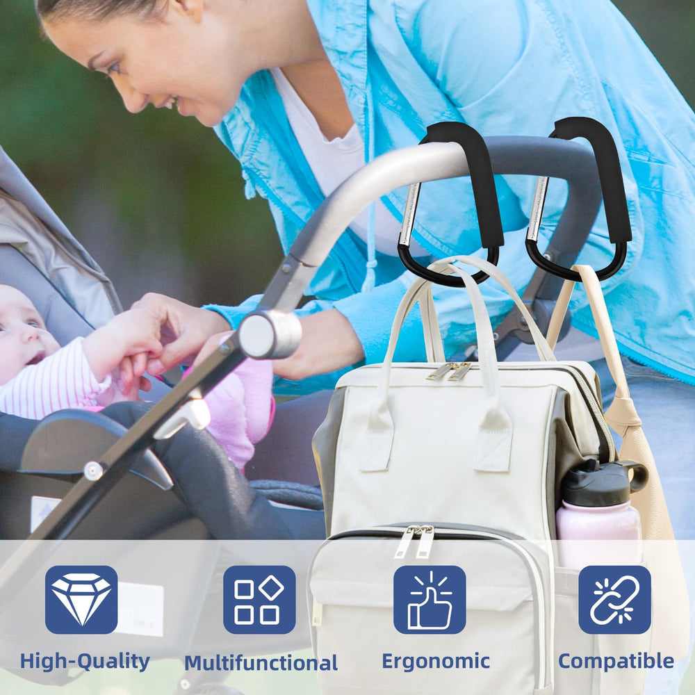 Generic foam-handled hook provides improved grip for smooth shopping.