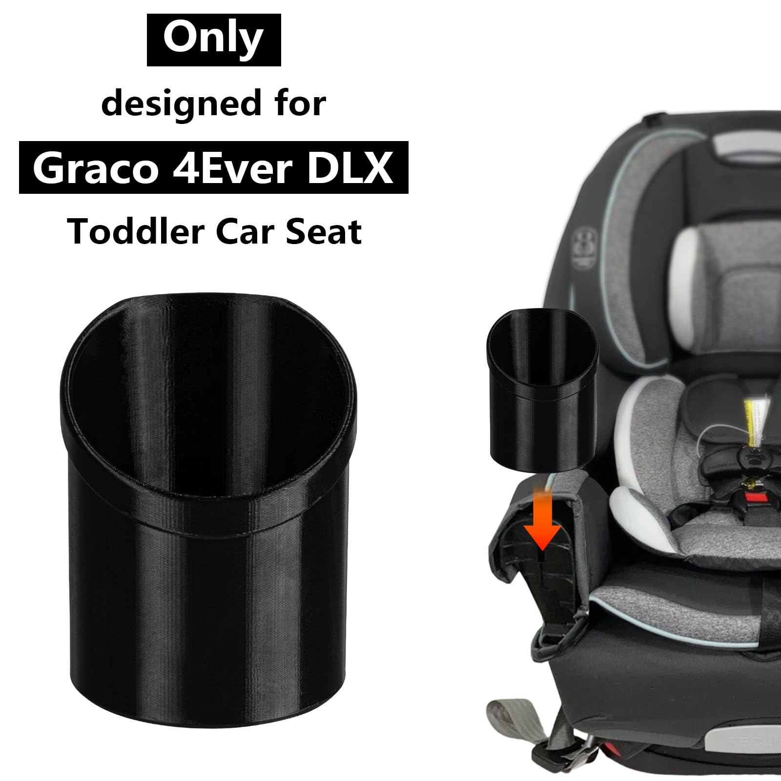 Generic Graco Cup Holder Pro 77.5mm diameter fits larger kid bottles