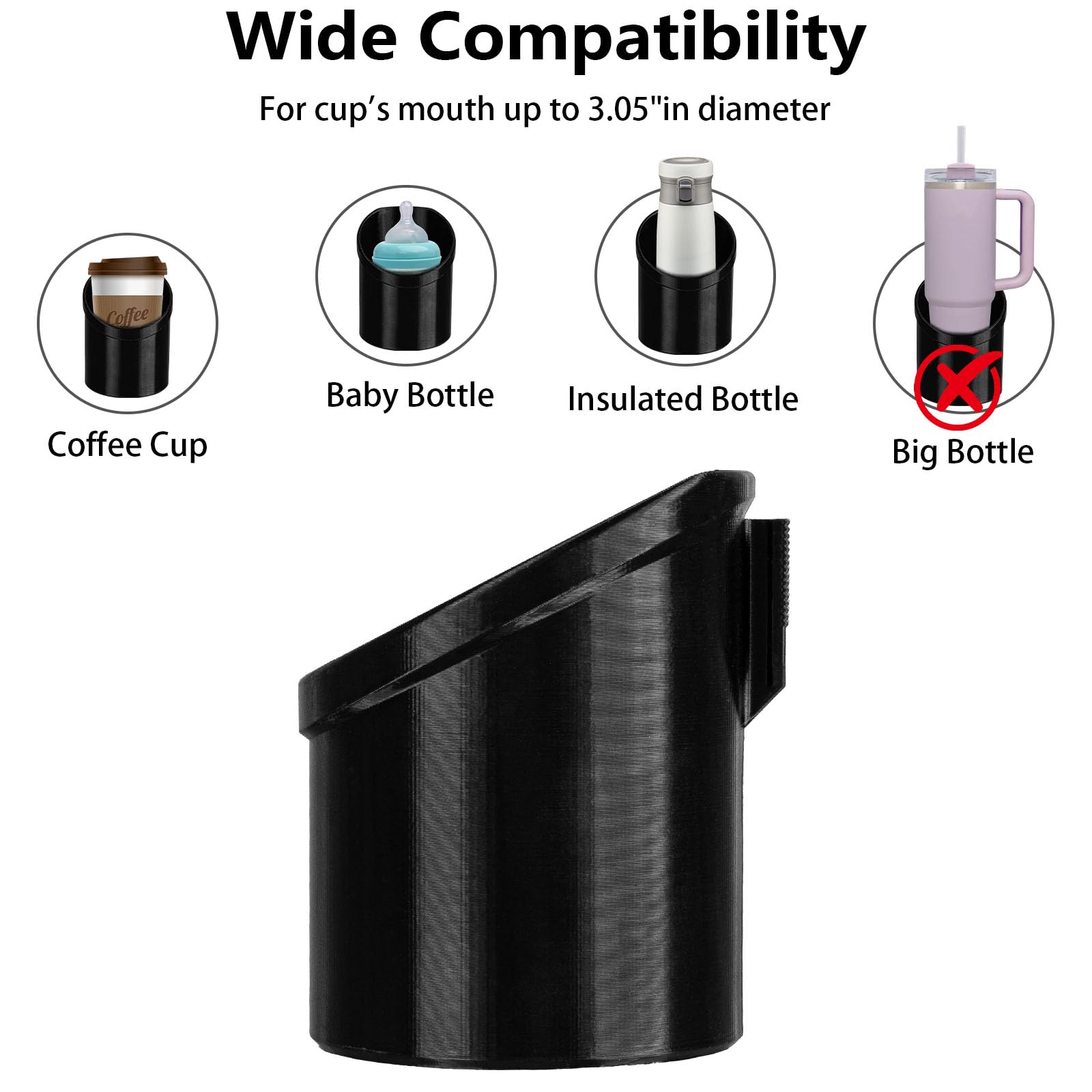 Generic Graco Cup Holder Pro durable solid-wall design for long-lasting use