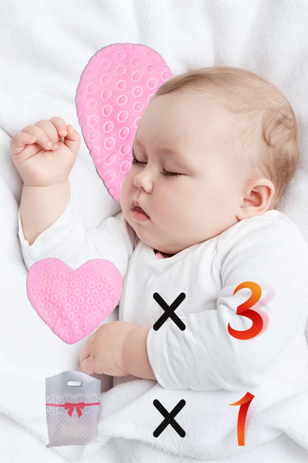 Generic NICU baby pad beside baby promotes familiar scent comfort.
