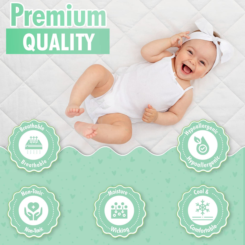 Generic hypoallergenic allergen barrier for a cleaner baby sleep space