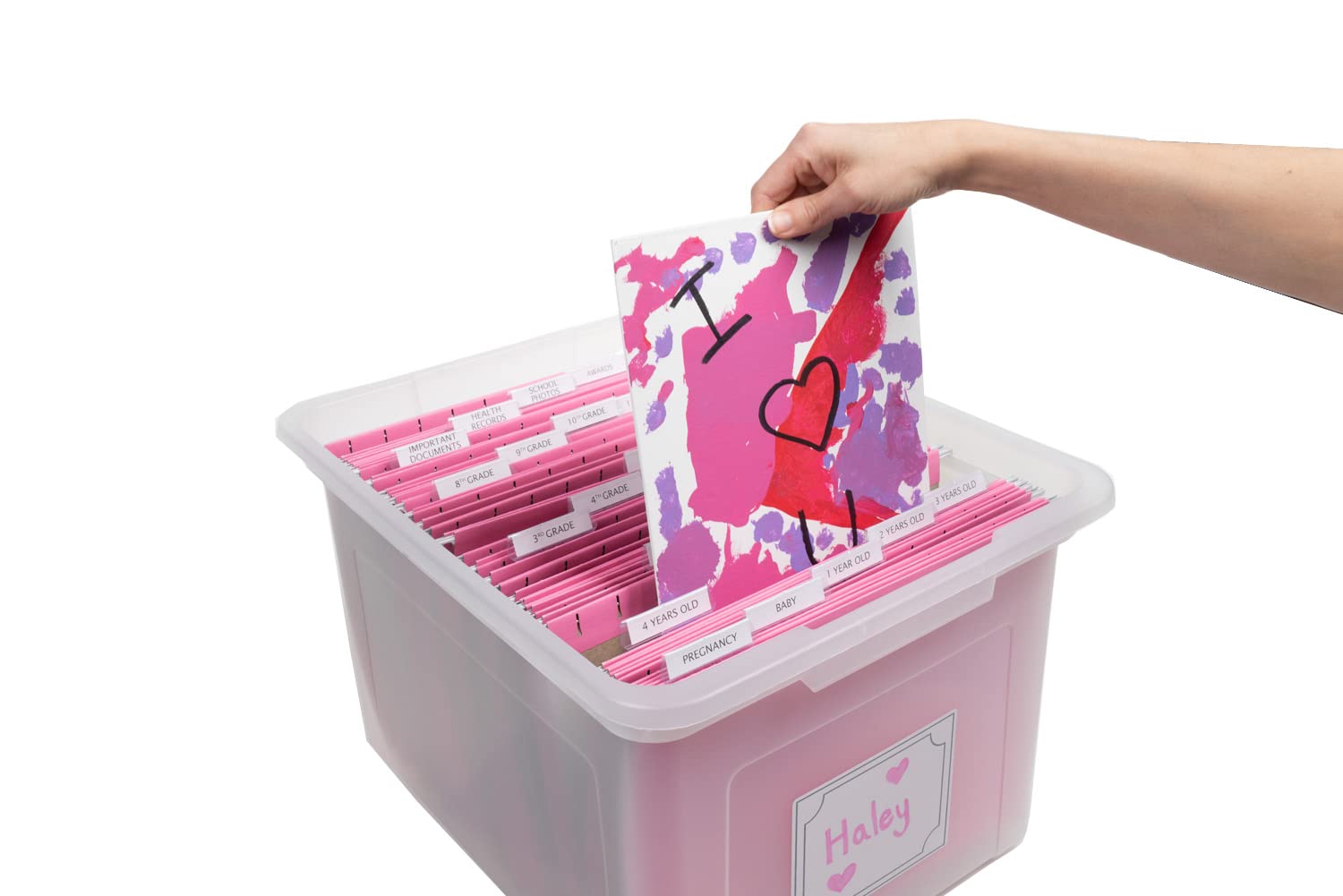 Generic Kid's Craft Memory Organizer marker included for writing labels directly on inserts