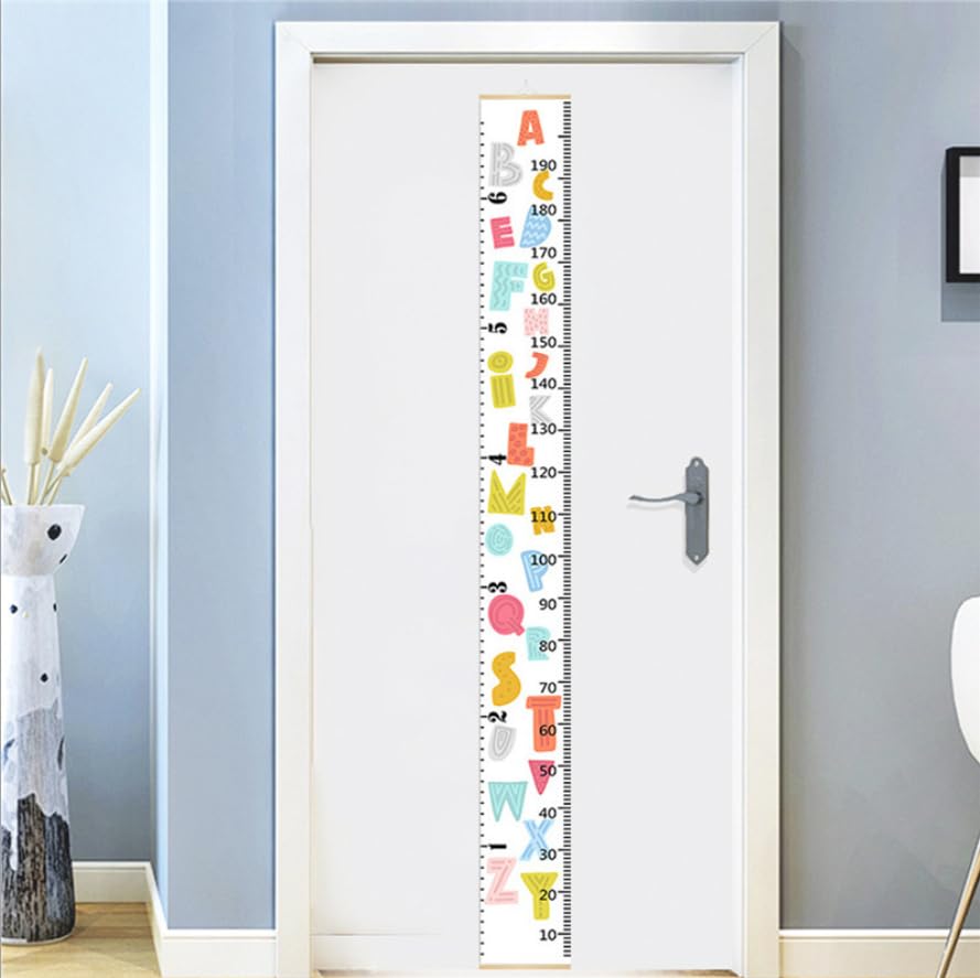 Generic Kids Growth Chart features animal patterns that spark imagination.