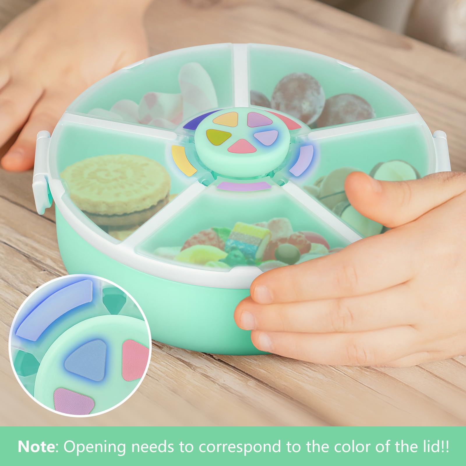 Generic Kids Original Snack Spinner green-2pack offers convenient family sets.