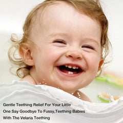 Generic Mamas Teether jawline application shown for soothing teething discomfort.