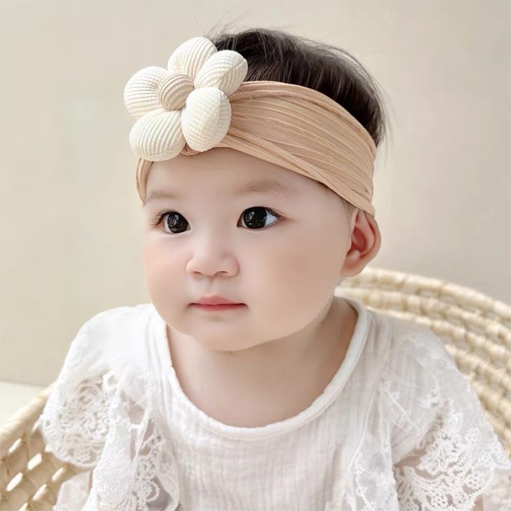 Generic newborn flower headbands fashionable design adds cute flair to photos