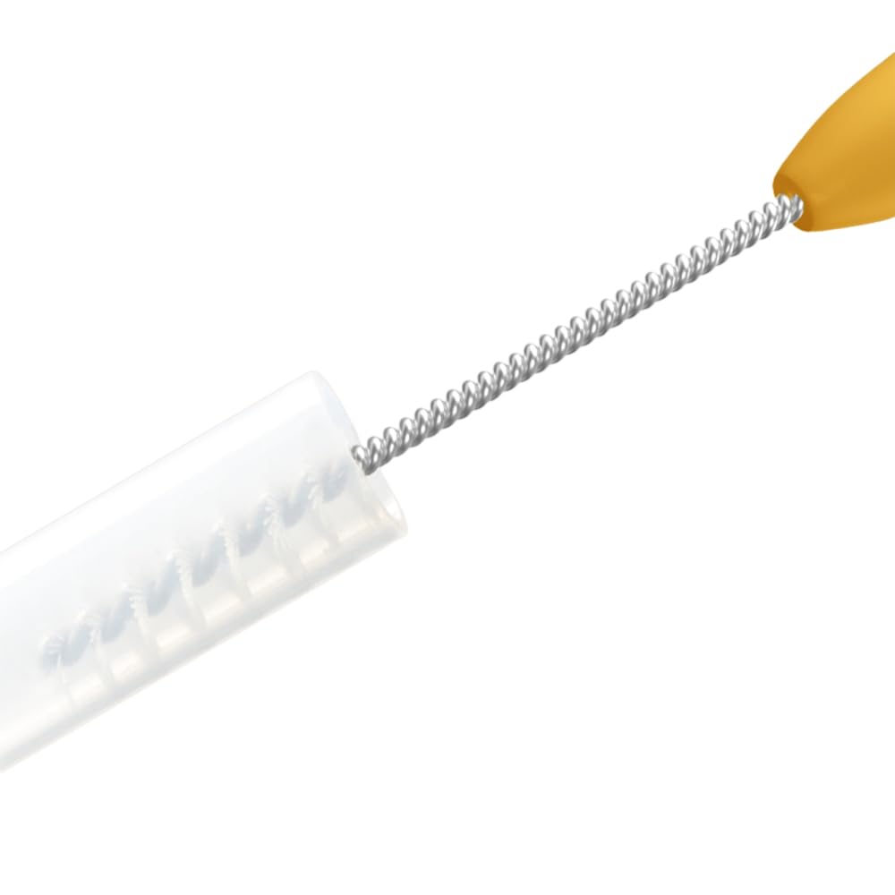 Generic non-slip rubber-grip handle provides secure control during scrubbing