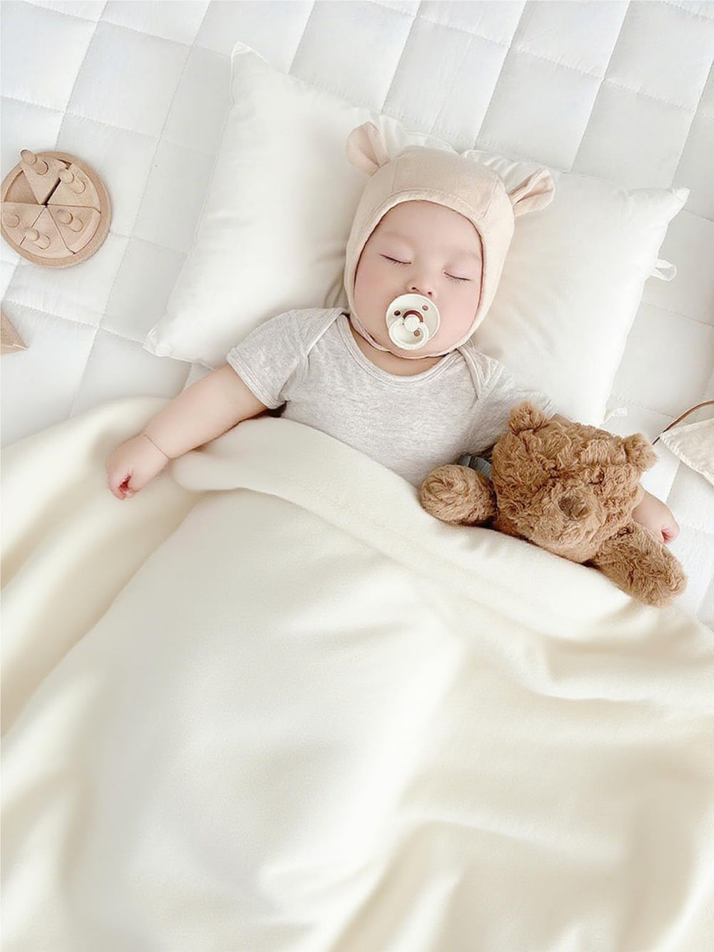 Generic Organic Cotton Multifunctional Blanket 40x40 baby-friendly touch for sensitive skin