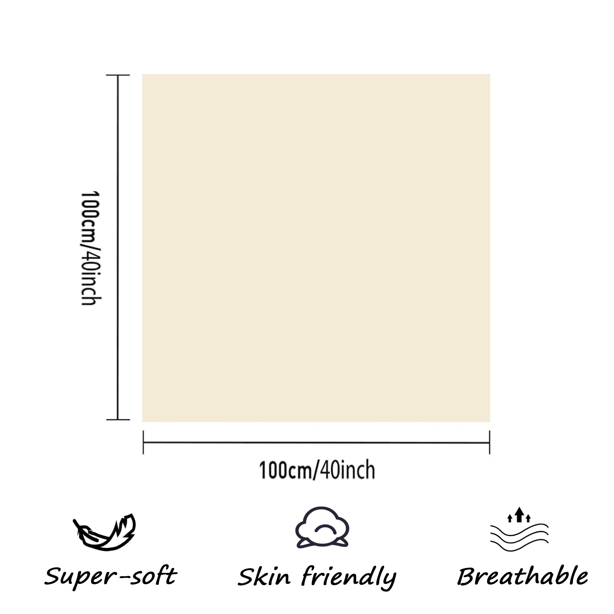 Generic Organic Cotton Multifunctional Blanket 40x40 travel use, compact and cozy