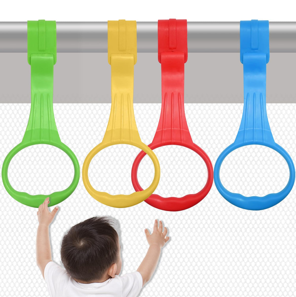 Generic Baby Pull Up Ring assembled for easy standing and assisted walking.