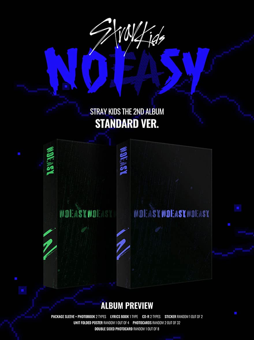 STRAYKIDS NOEASY unit folded poster, perfect room decor and fan display.