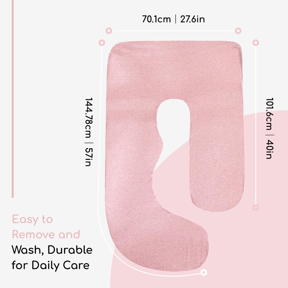 Generic stretch-fabric pillow cover closeup shows smooth, flexible fit