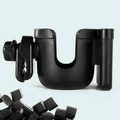 generic stroller cup holder features built-in phone case for quick access