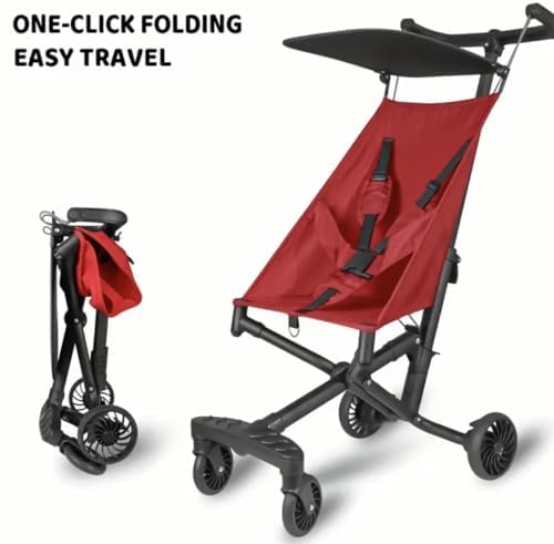 Generic Stroller one-handed fold enables quick setup