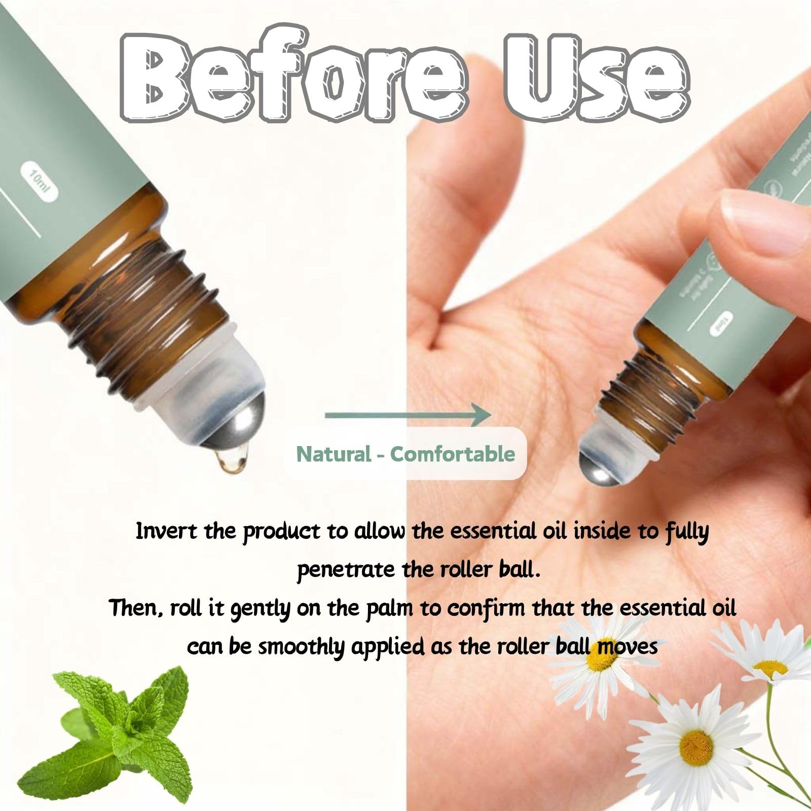 Generic Teething Relief Roller apply jawline—easy one-handed use during teething moments.