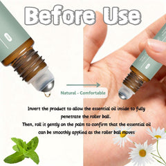 Generic Teething Relief Roller apply jawline—easy one-handed use during teething moments.