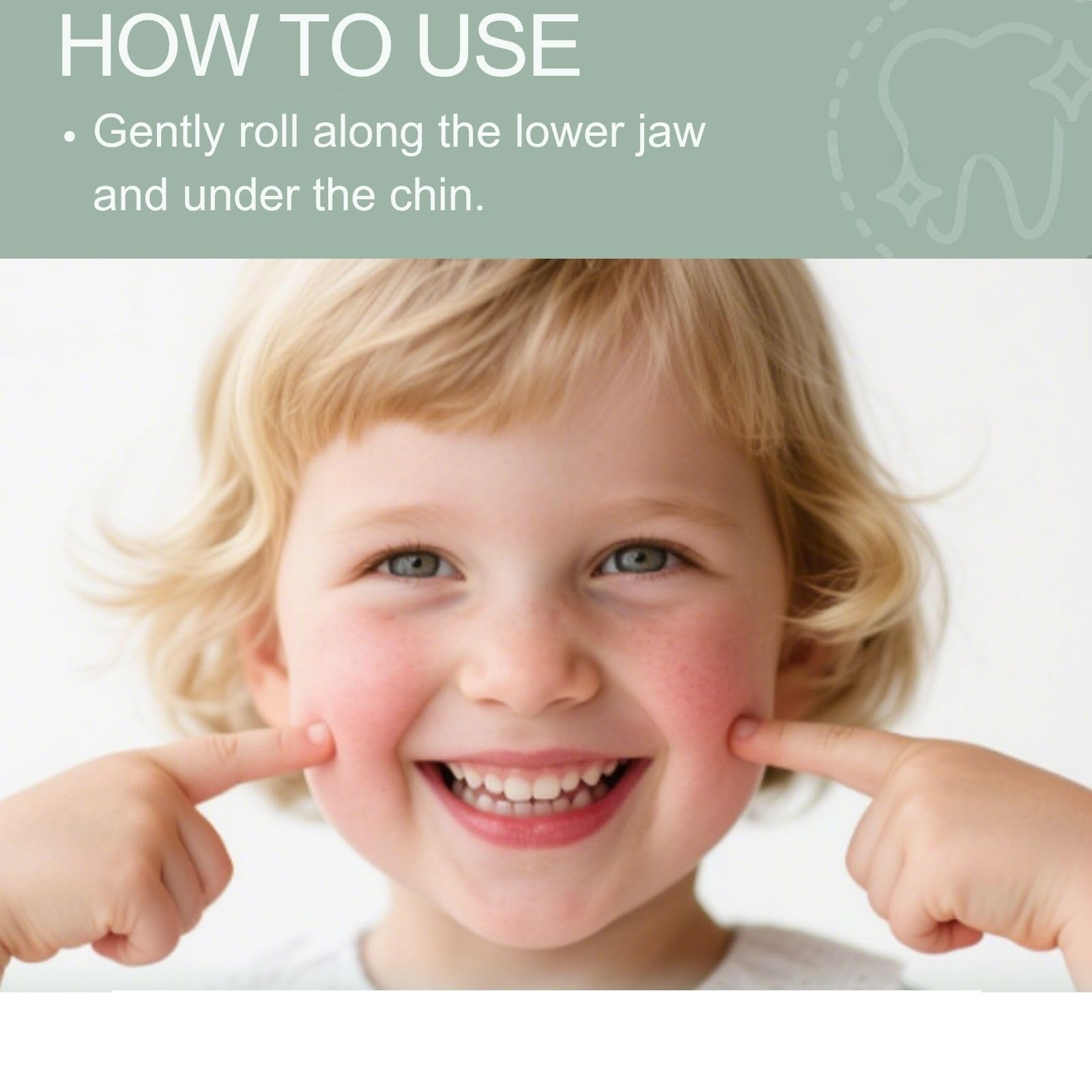 Generic Teething Relief Roller travel-ready—keeps soothing aid handy in bags.