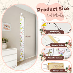Generic Wild Natural Flowers keepsake box paired with chart for milestone photos