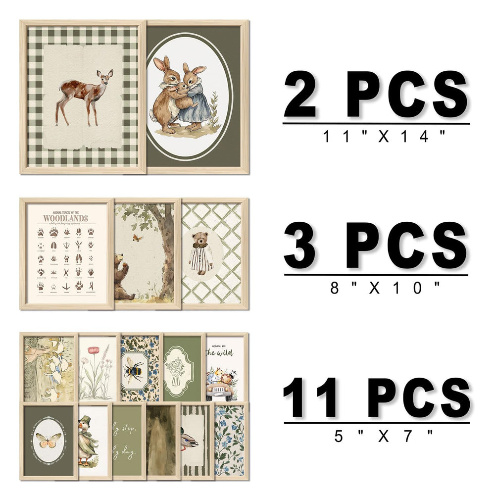 Generic woodland nursery wall art duck print sparks playful learning in kids' rooms.