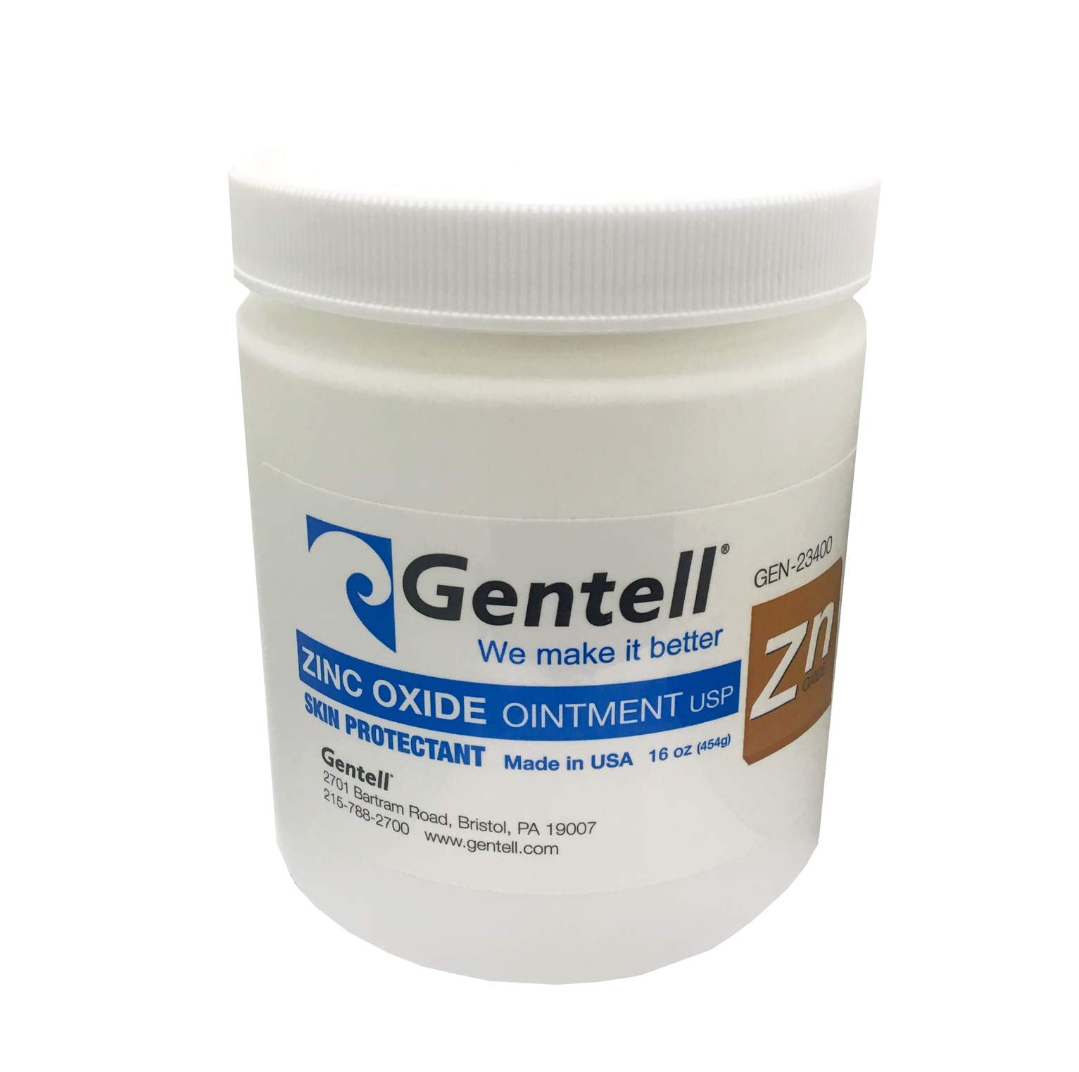 Gentell Zinc Oxide Ointment texture spreads smoothly for easy application and quick relief.