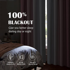 Geomoroccan blackout curtains deliver total darkness and energy-conscious cooling for living rooms.