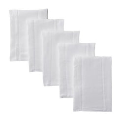 Gerber 10-pack premium 6-ply cloth diaper prefolds closeup showing absorbent padding for quick, reliable changes