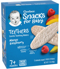 Gerber baby snack dissolves easily for tiny mouths