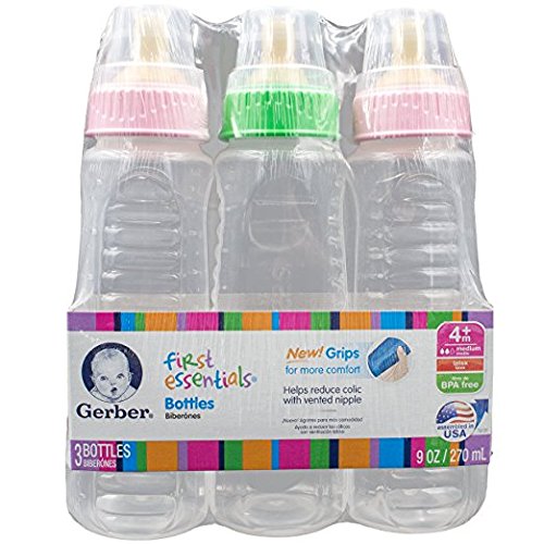 Gerber Clear View Nurser vented nipple design supports comfortable feeds