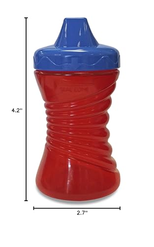 Non-slip grip aids little hands during every sip.