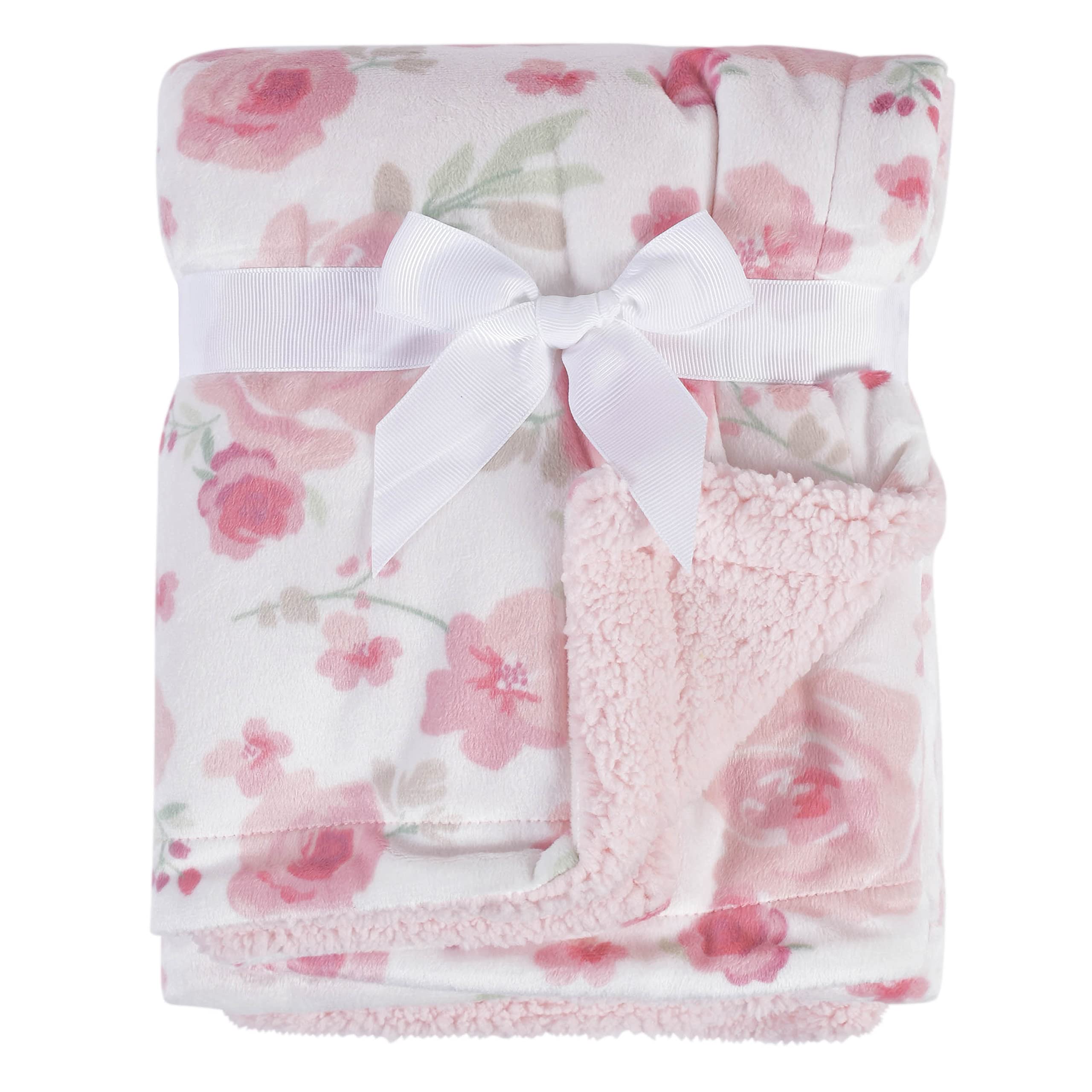 Gerber fox art detail features playful pink fox with floral print.