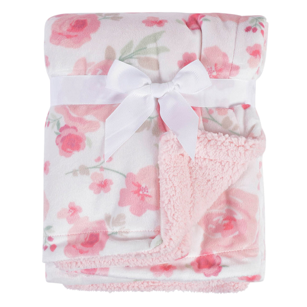 Gerber fox art detail features playful pink fox with floral print.