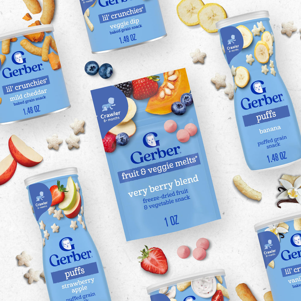 Gerber Graduates non-GMO, free from artificial flavors or sweeteners.