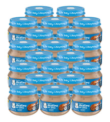 Gerber Mealtime Chicken & Gravy jar front label shows non-GMO verification for growing babies.