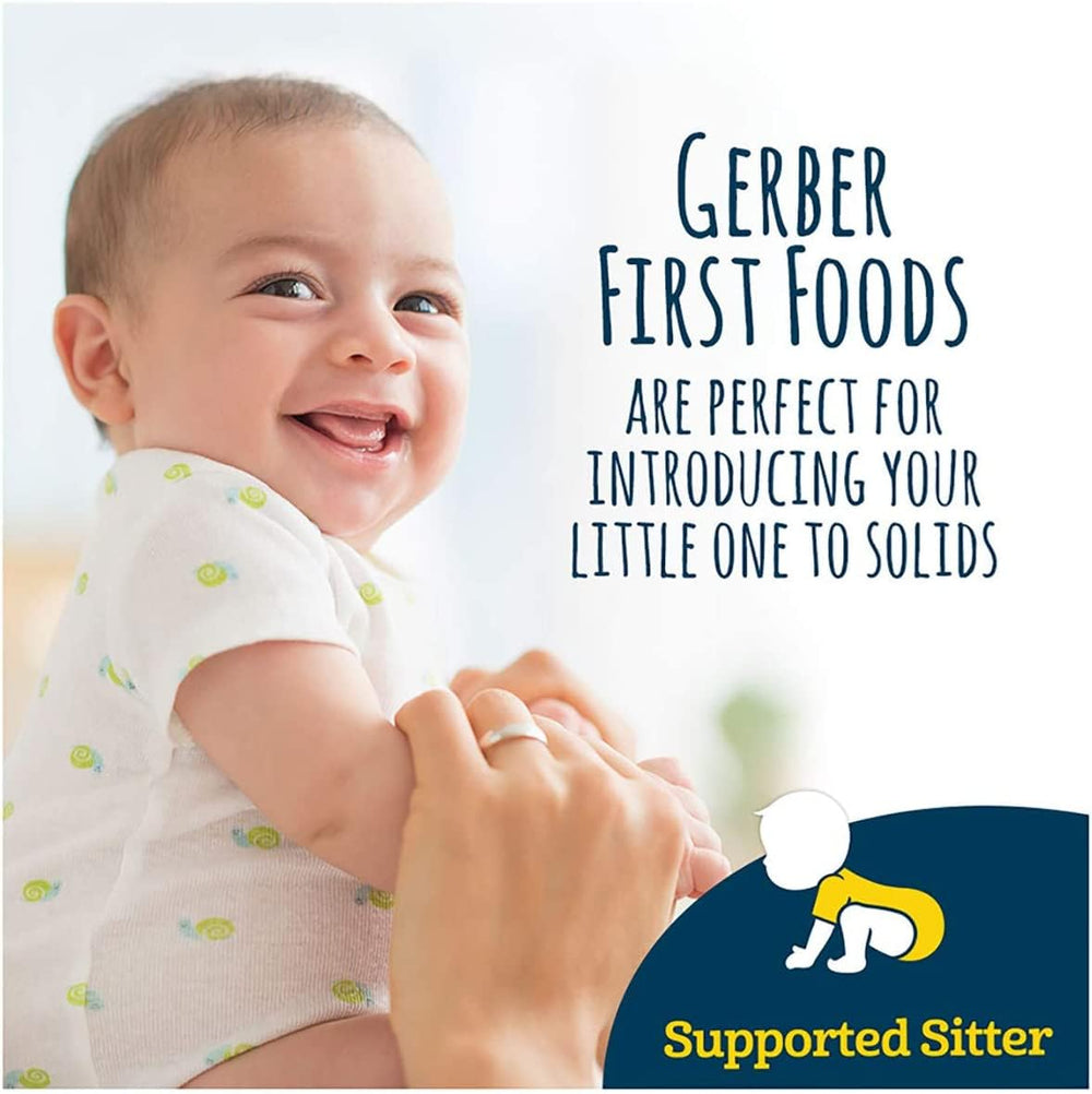 Gerber back-label nutrition info demonstrates transparency.