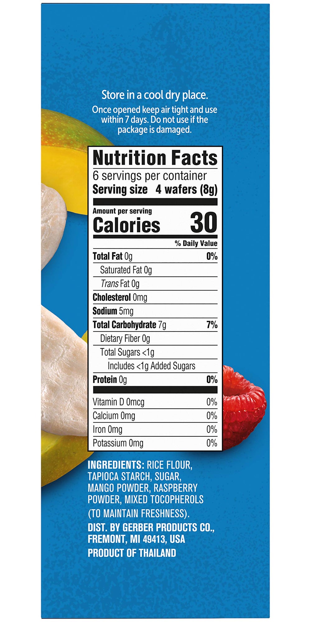Gerber snack box pack two boxes delivering 48 wafers in total
