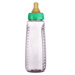 Gerber vented nipple close-up suggests smoother feeds and potential colic relief