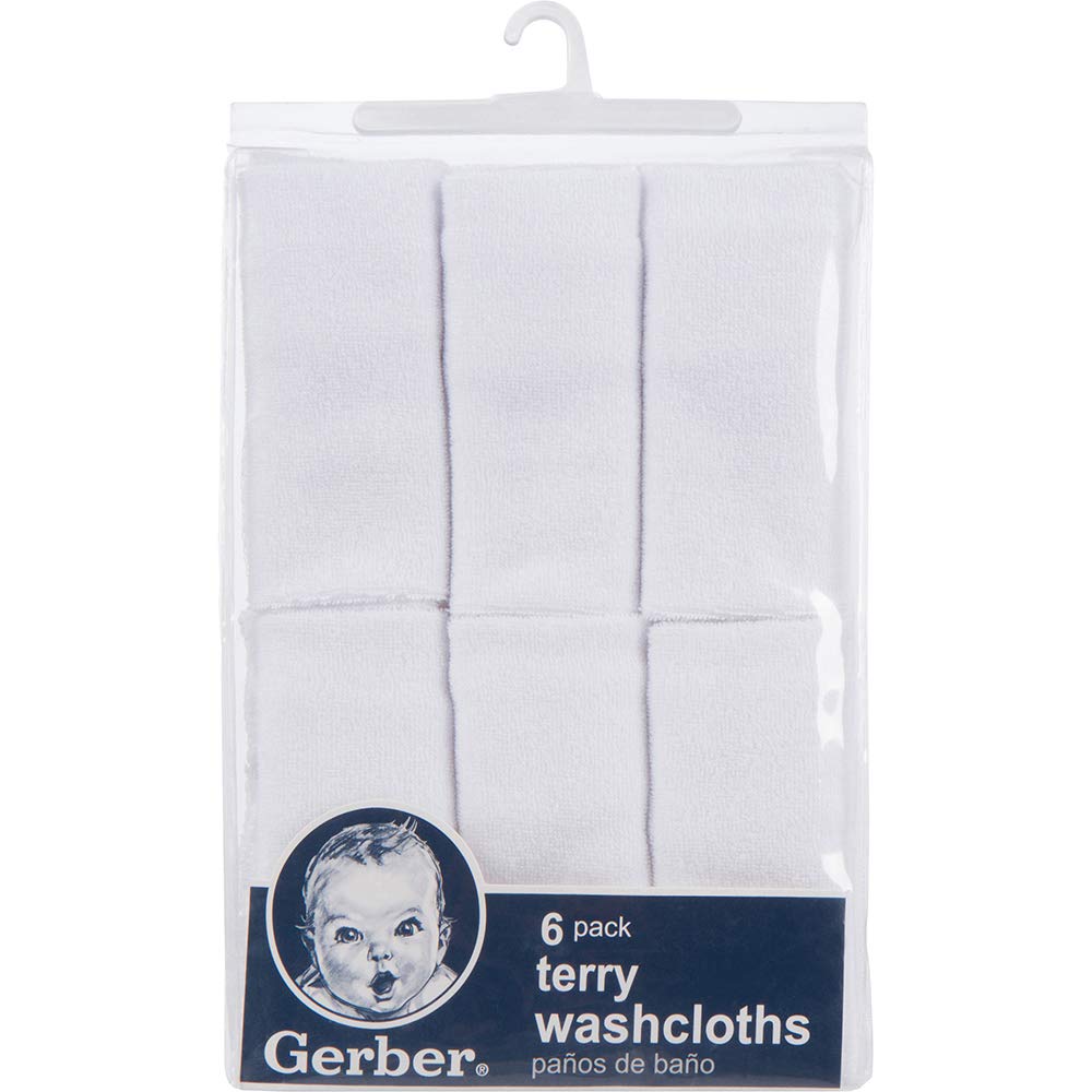 Gerber washcloth is machine washable and dryer-friendly