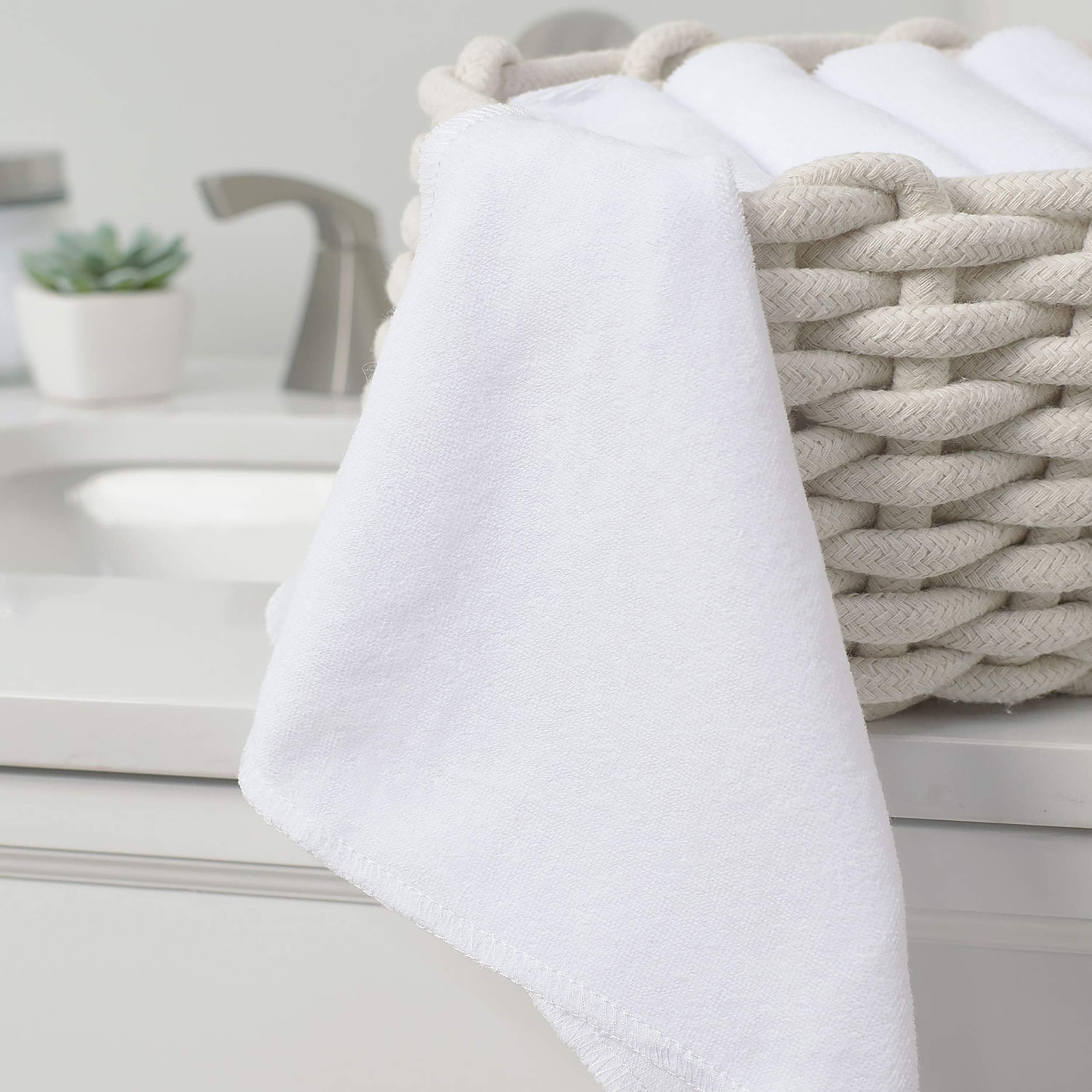 Gerber washcloth soft cotton blend provides gentle skin contact