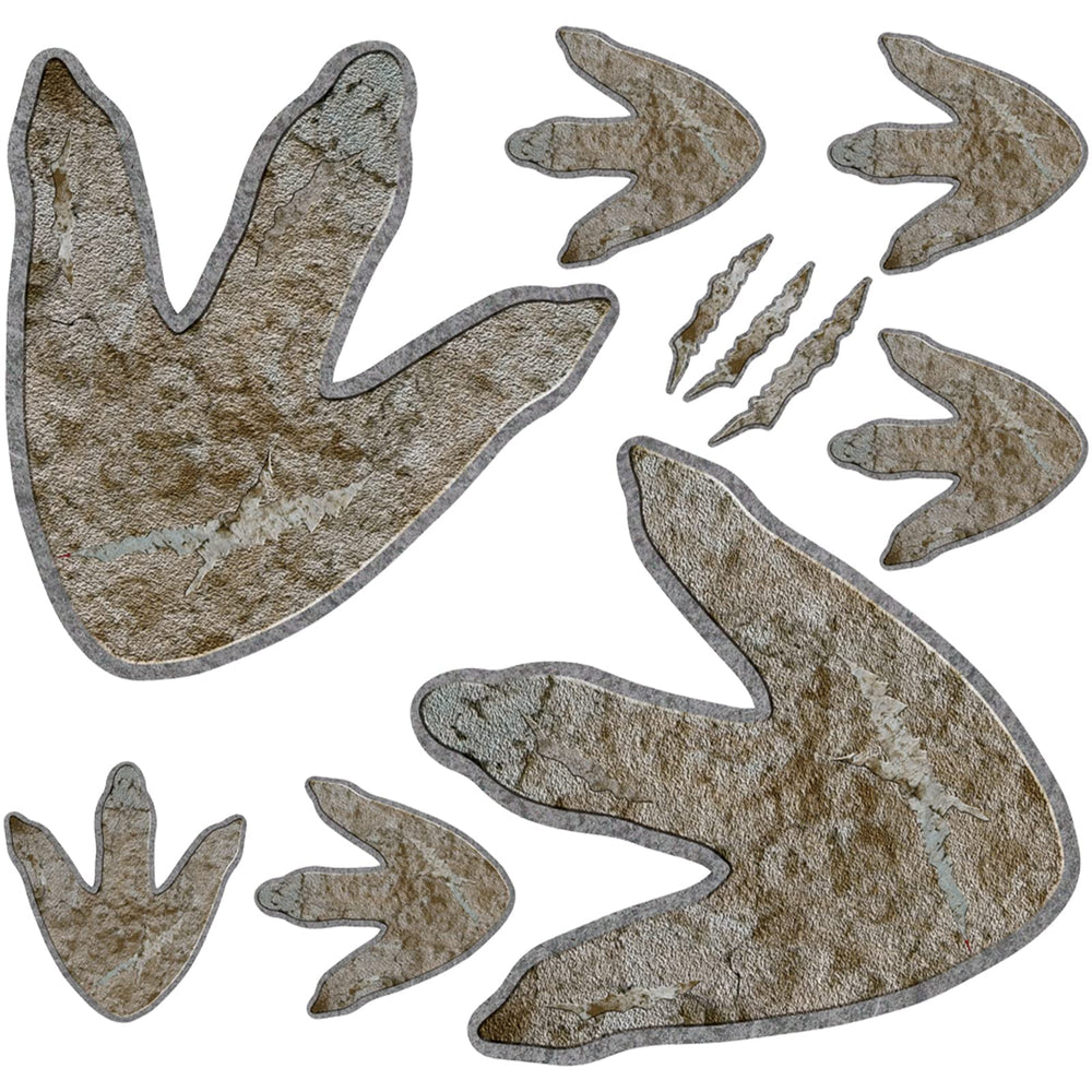 Gersoniel dinosaur footprint decals pack for easy nursery decoration