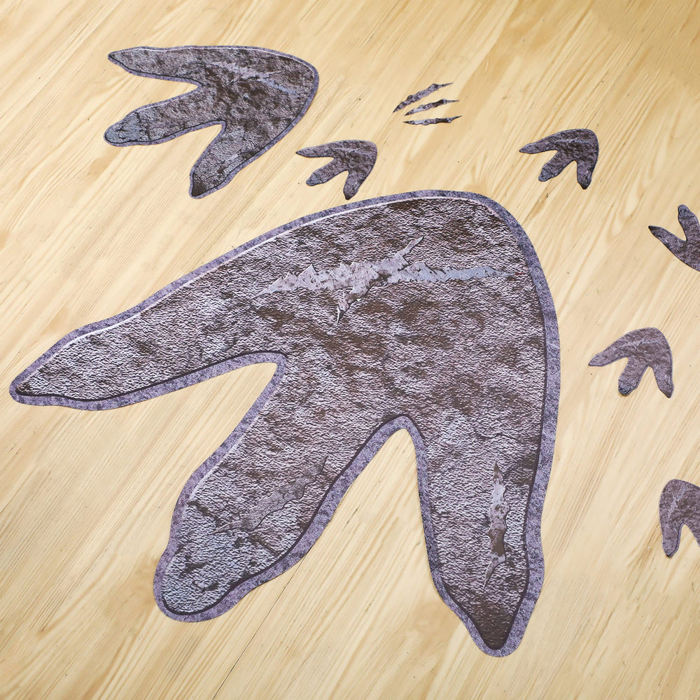Gersoniel dinosaur footprint decal roll for easy DIY wall decor