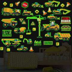 Gersoniel glow crane sticker provides luminous detail for a unique bedroom or classroom decoration.