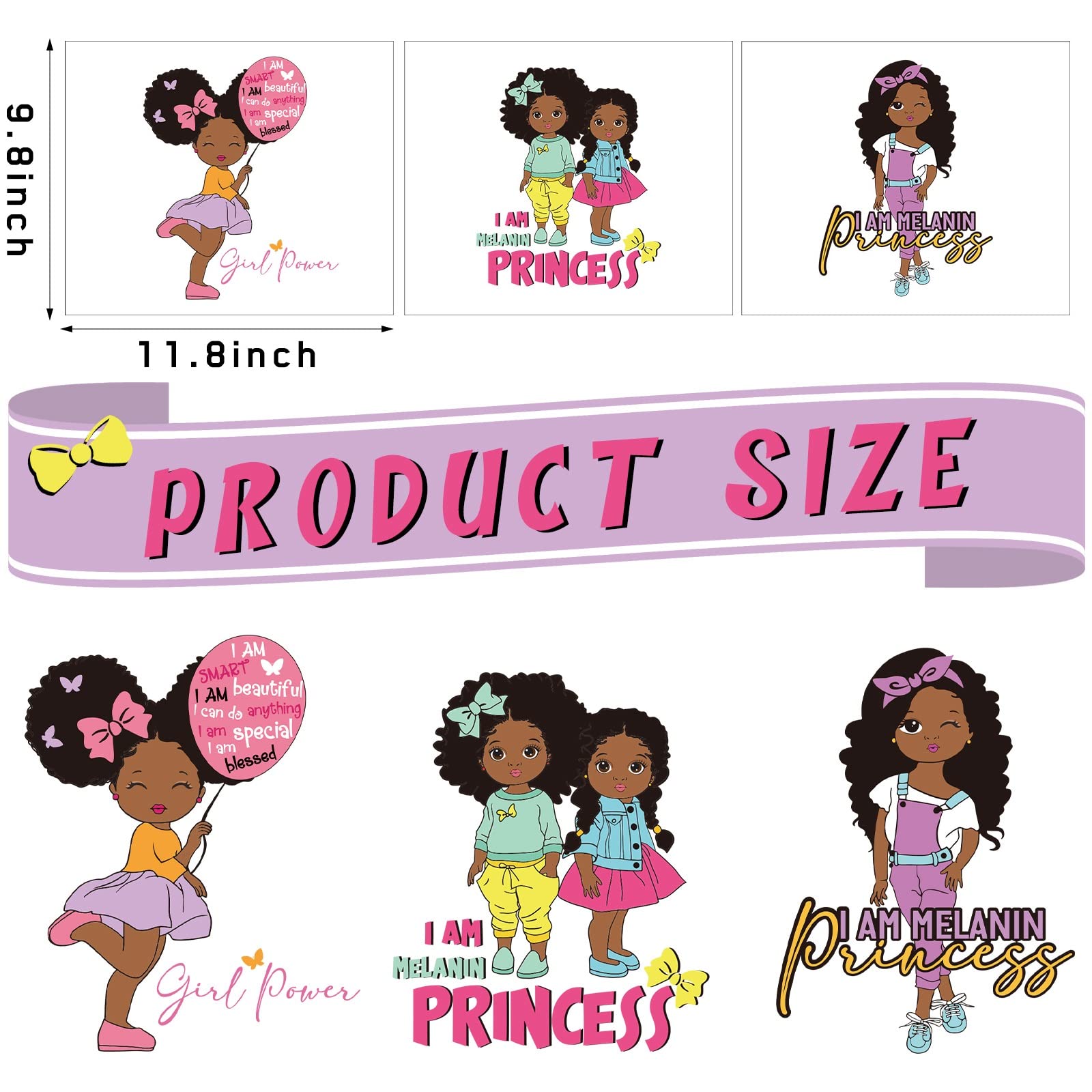 Gersoniel inspirational wall decals colorful designs provide daily motivation in a kid's room.