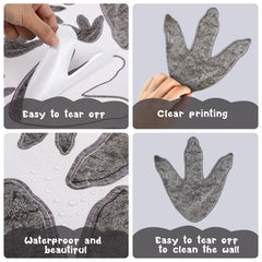 Medium 6x7 cm footprint adds playful detail to kids' rooms