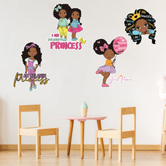 Gersoniel PVC material wall decals durable vibrant color for long-term decorating.