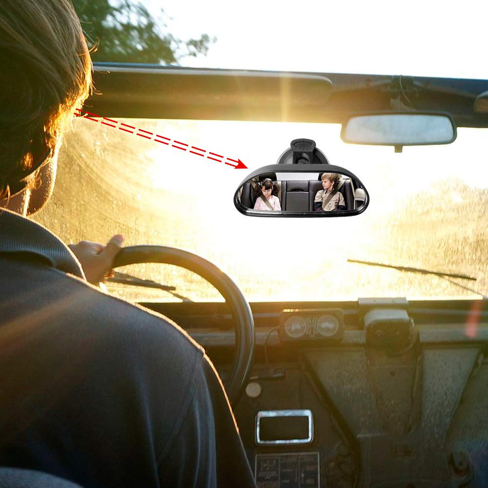 GES Rear View Mirror backseat vision improves situational awareness for parents