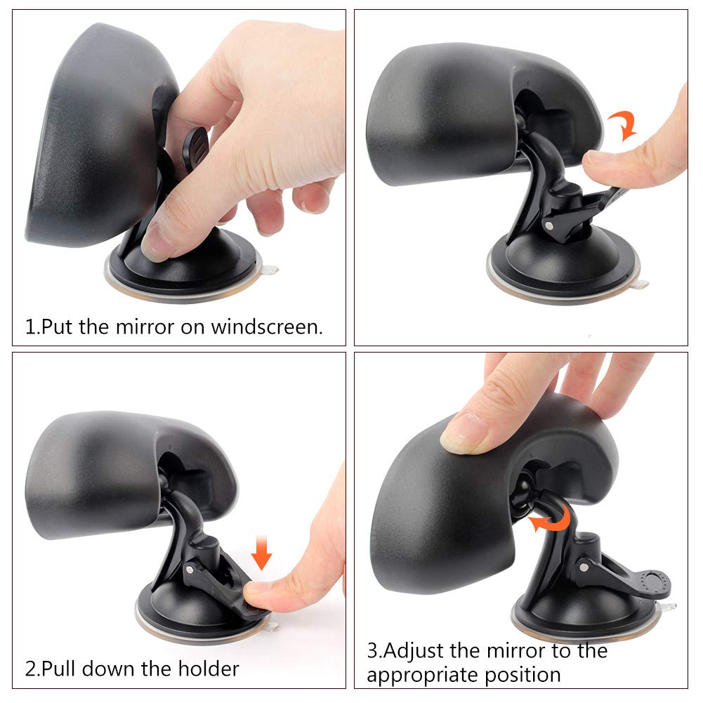 GES Rear View Mirror eco material ensures safe, durable use