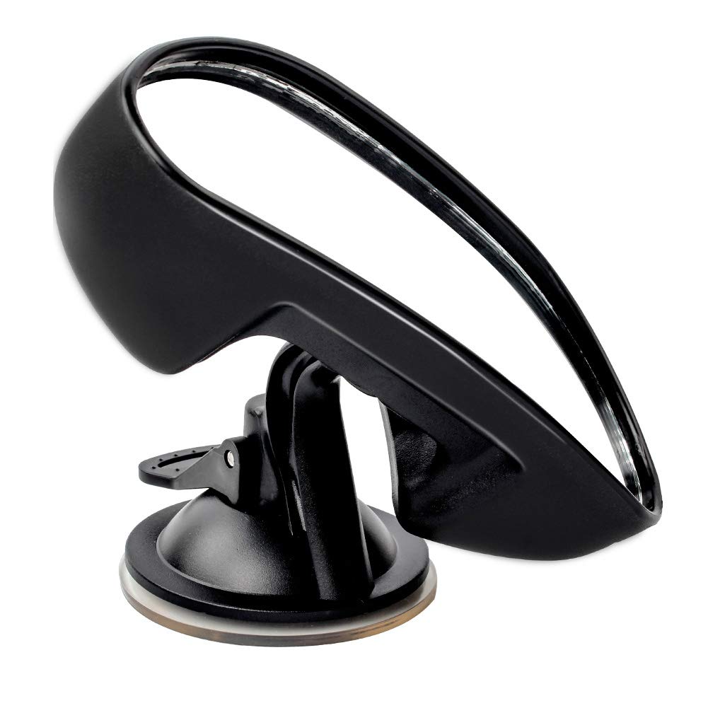 GES Rear View Mirror with suction cup demonstrates strong adhesion for steady views