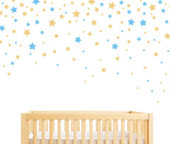 GESTYZ star wall decals ice blue dream for playful ceiling decor
