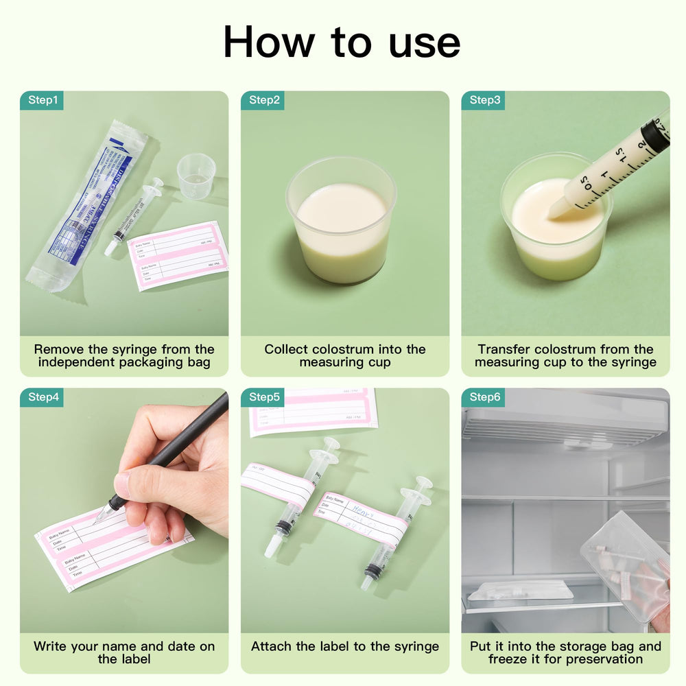 Gesumu Colostrum Collector Kit on-the-go design supports moms managing feeding routines outside