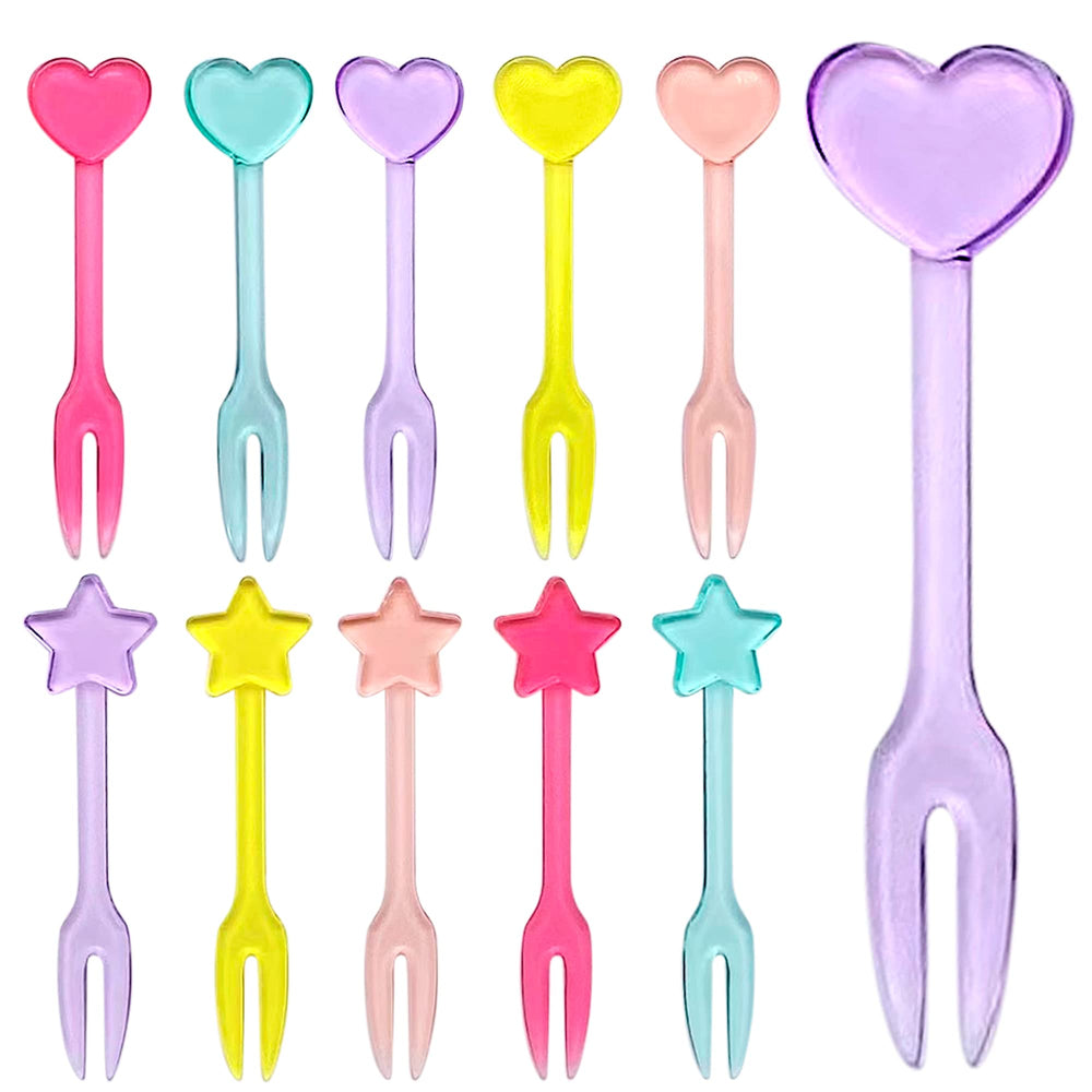GET FRESH 30 forks for kids fruit picks brighten lunches and promote healthy snacks.